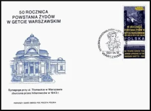 50. rocznica Powstania Żydów w Getcie Warszawskim